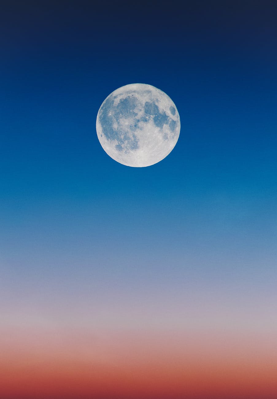full moon illustration